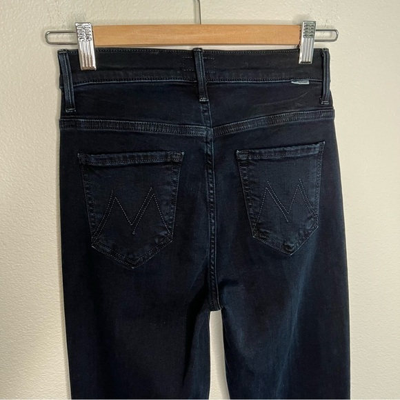 MOTHER Women's Flare Jeans in Dark Blue - Picture 8 of 14